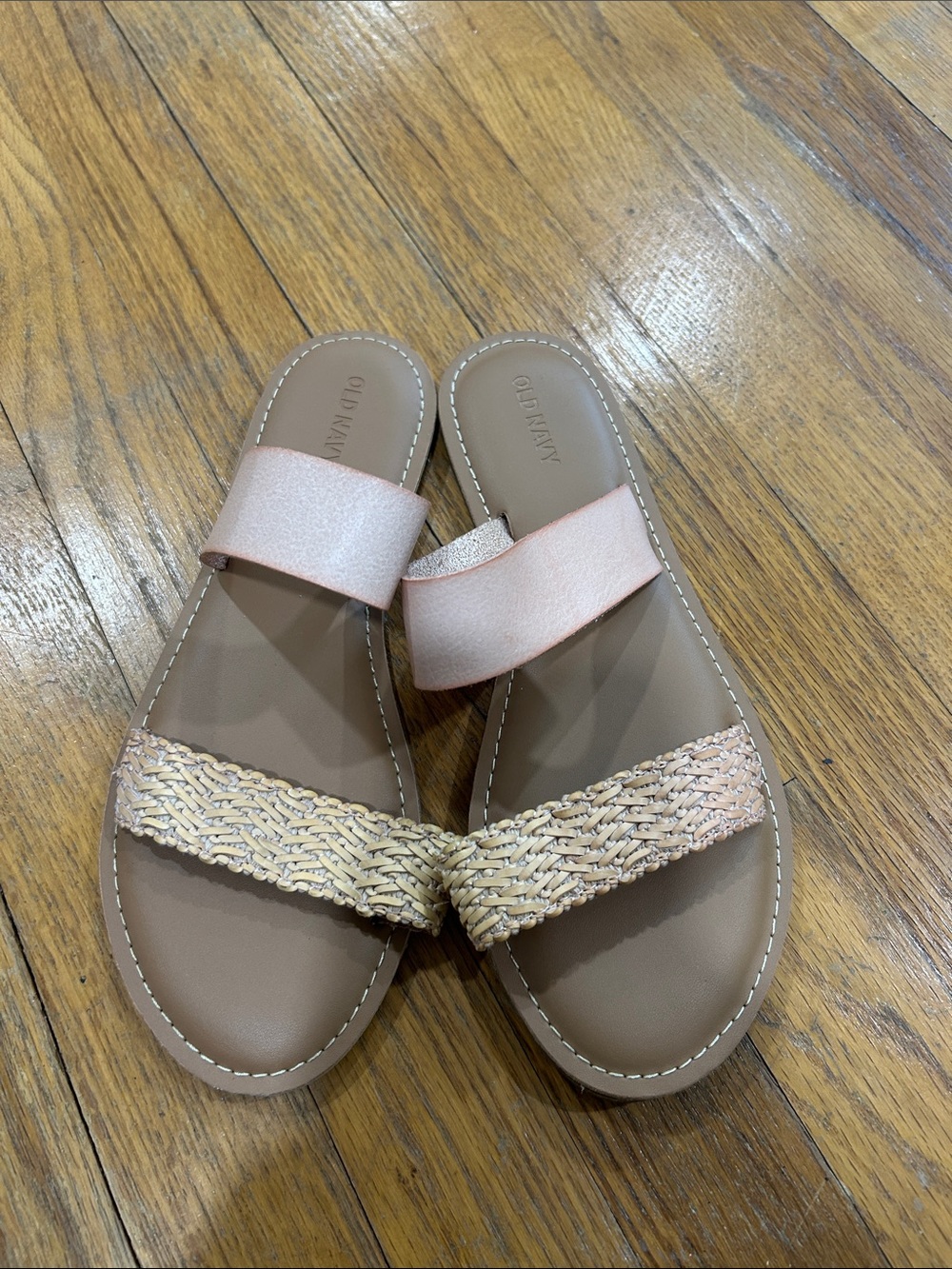 Old Navy Women's Neutral Braided Sandals
